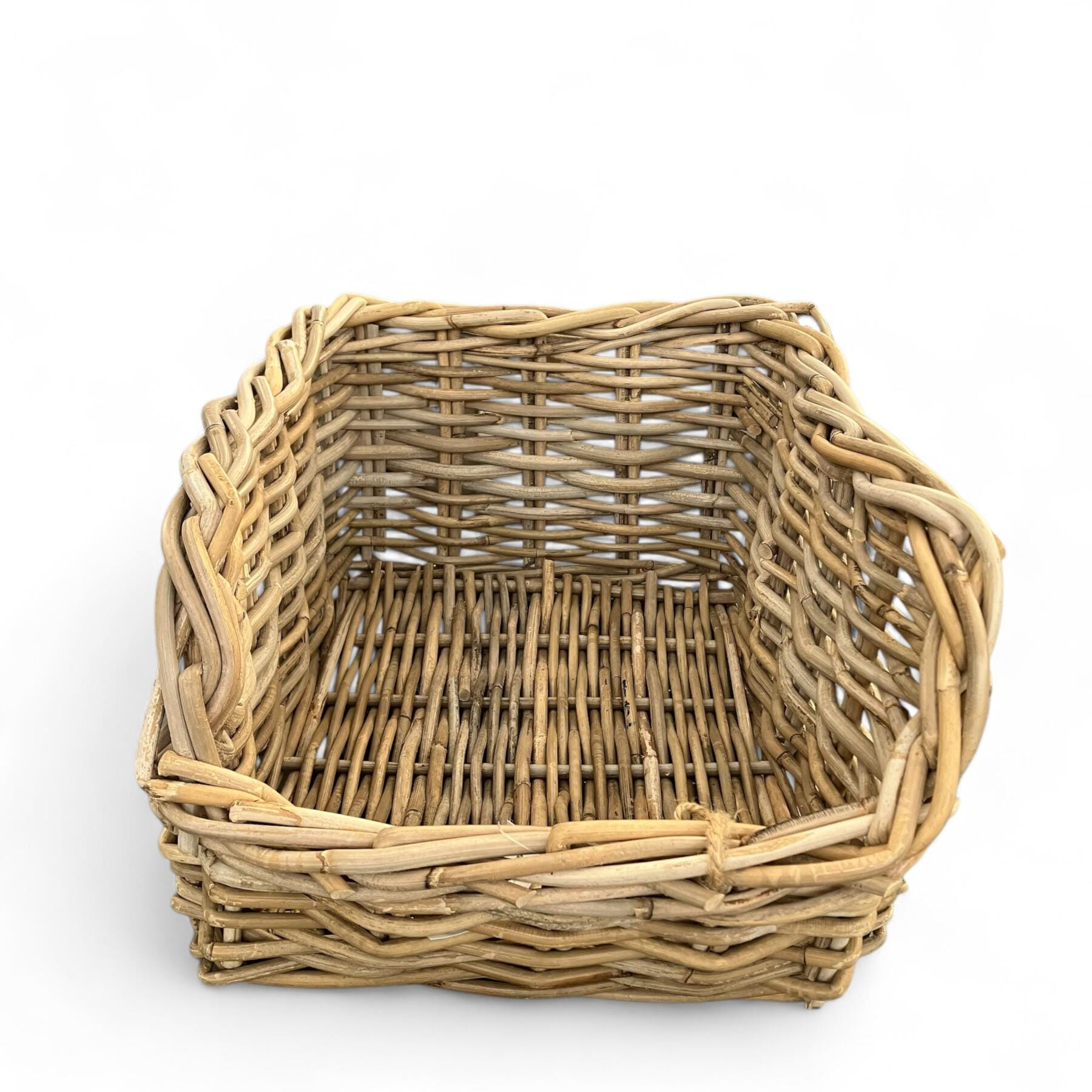 Van der Leeden Korb STORAGE BASKET Rattan, grau B40 T30 H20 cm Ansicht 2