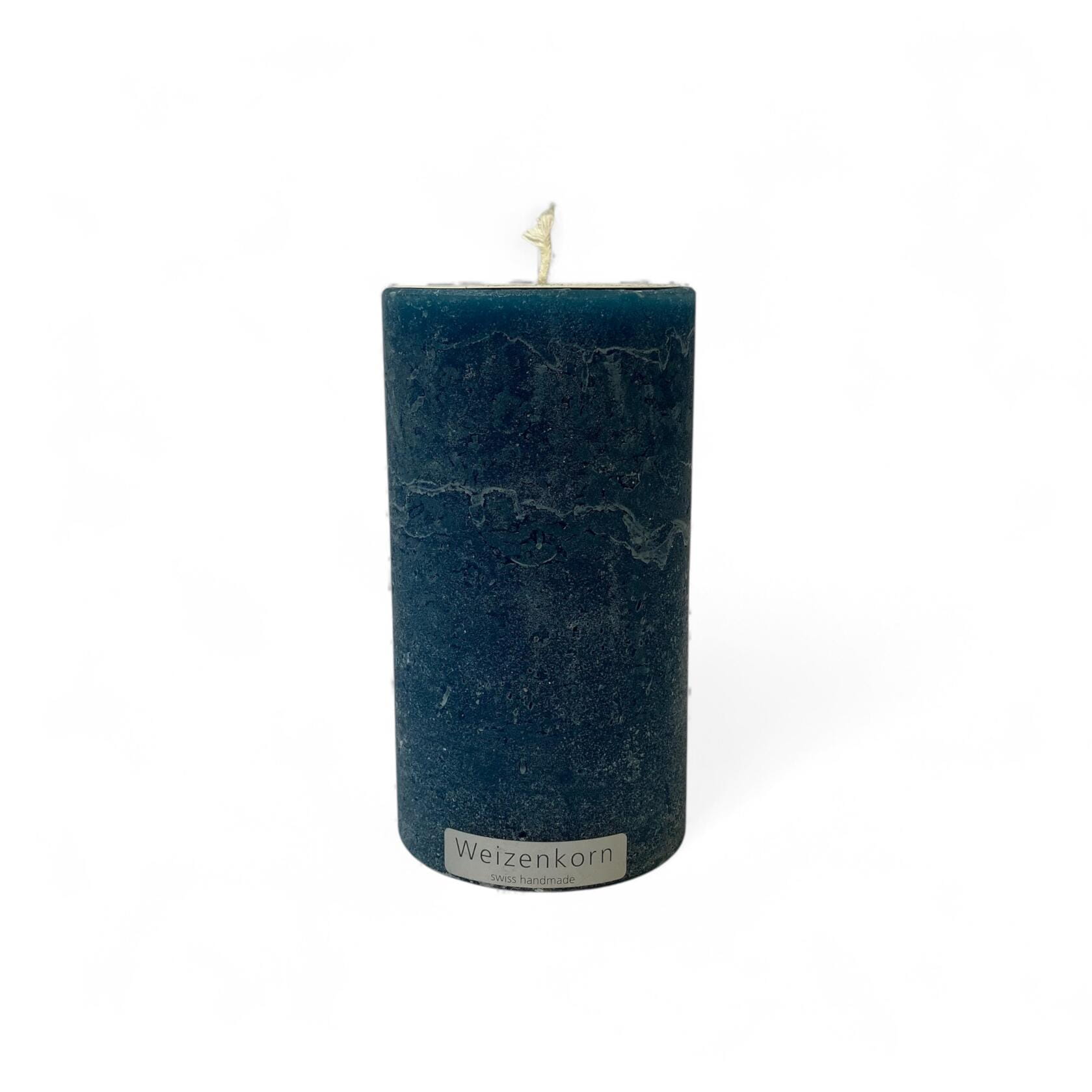 Weizenkorn Unikerze ICE, IW53 Nachtblau D6,6 H12cm Ansicht 1
