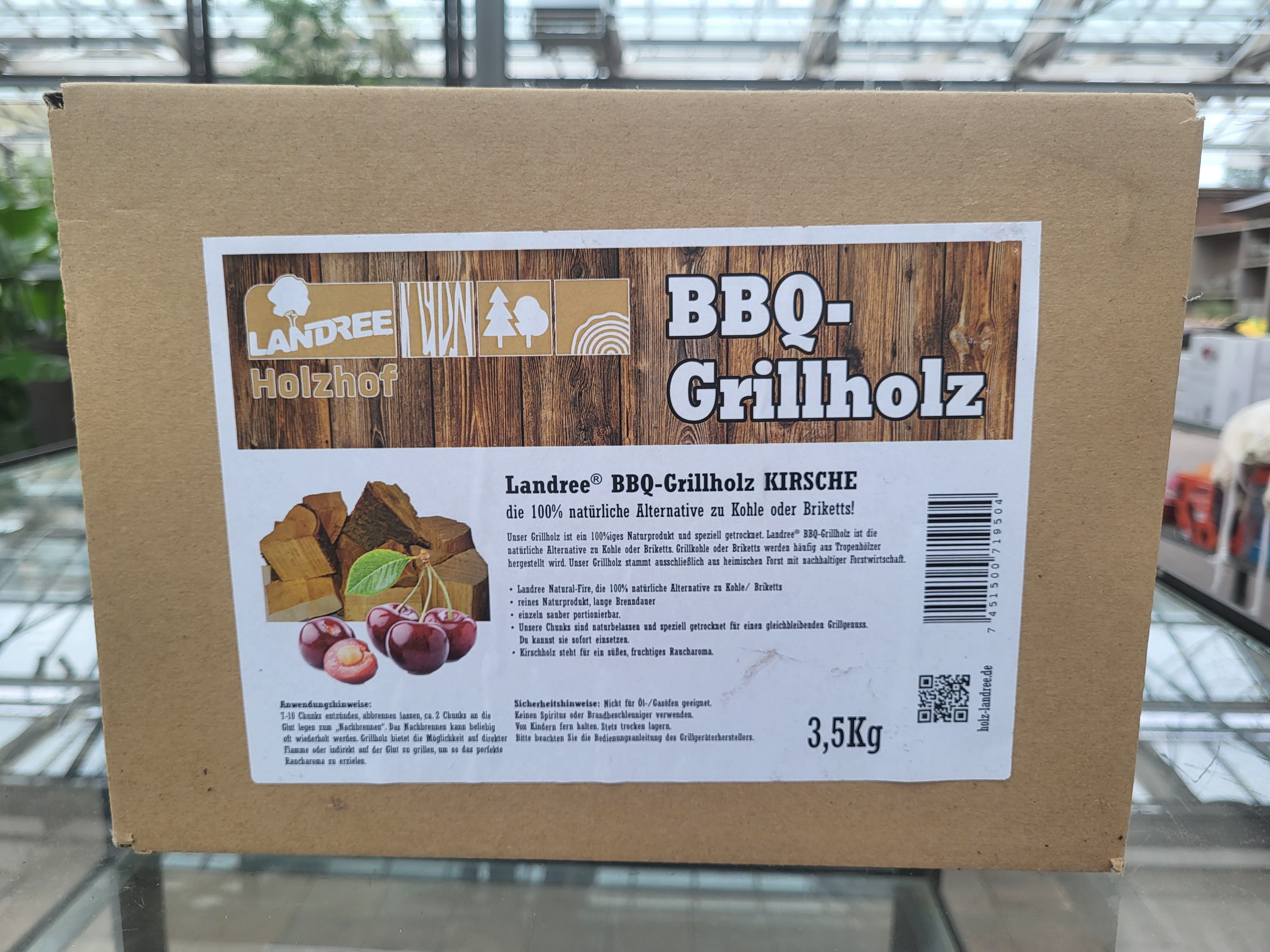 Grillholz Kirsche 4kg - Landree