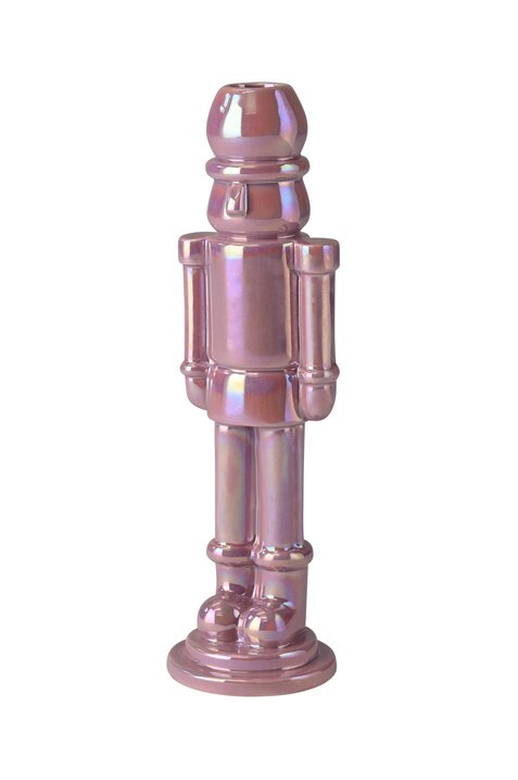 GIFTCOMPANY Schiaccianoci Kerzenhalter Weihnachten, rainbow H24,8 cm