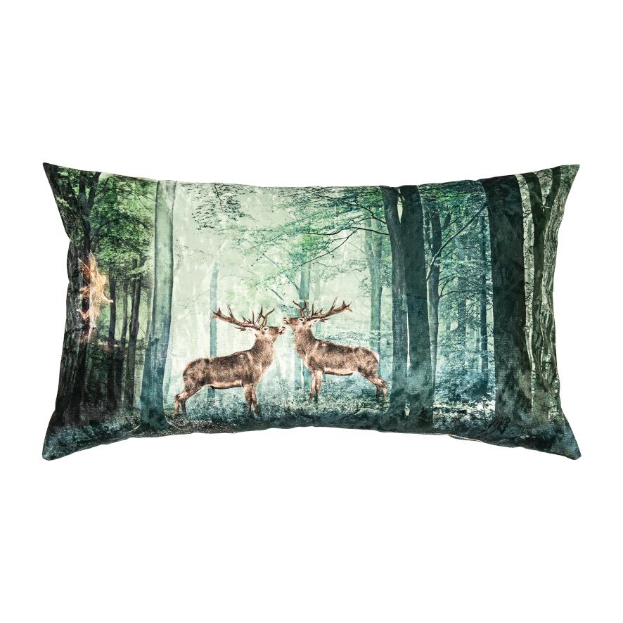 PAD Kissenhülle FORÊT, green L35 B60 cm Ansicht 1