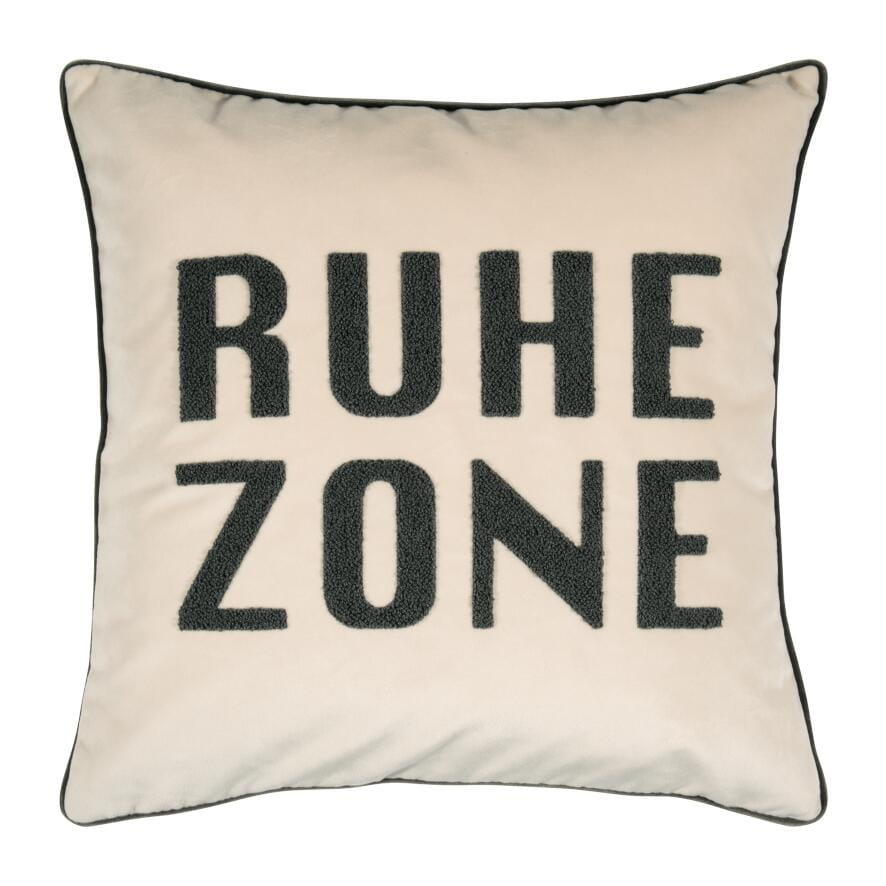 PAD Kissenhülle LETTERS, black-sand L45 B45 cm Ansicht 1