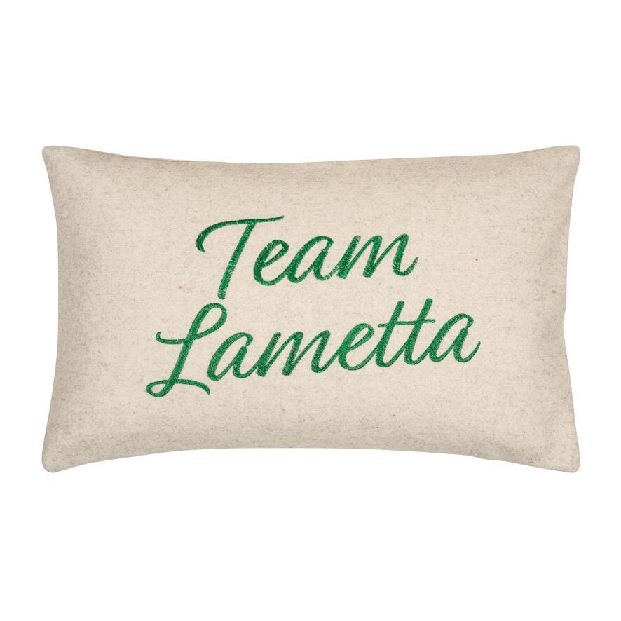 PAD Kissenhülle Team Lametta, green L20 B50 cm Ansicht 1