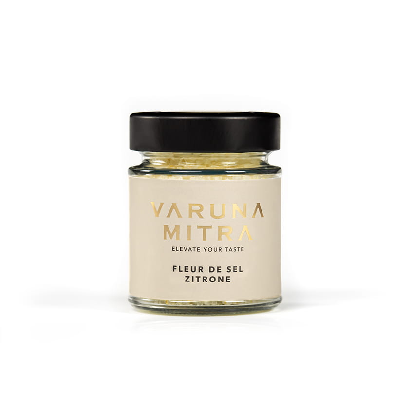 Varuna Mitra Salz, Fleur de Sel Zitrone