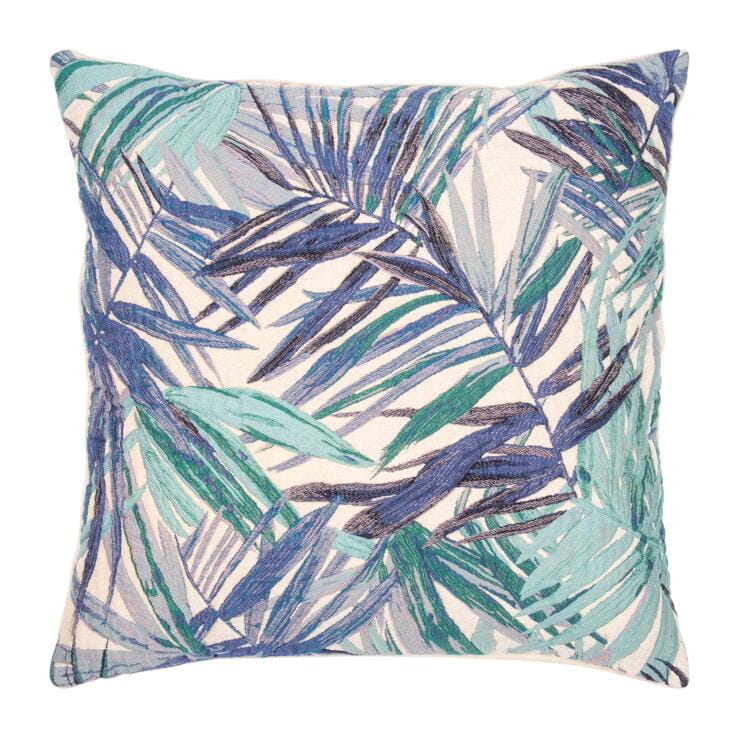 PAD Kissenhülle FROND, blue L45 B45 cm Ansicht 1