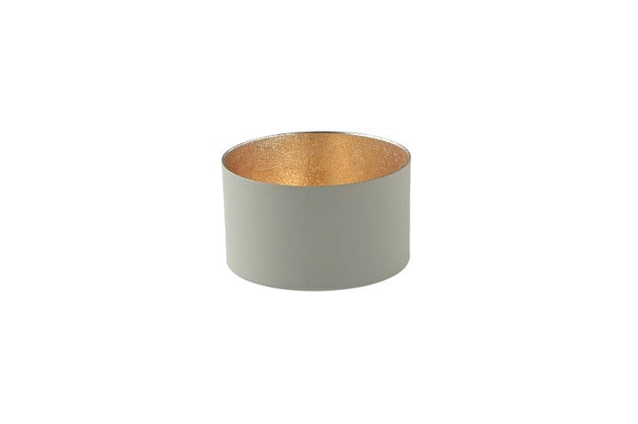 GIFTCOMPANY Windlicht CHENNAI, cool grey H5 D8 cm Ansicht 1