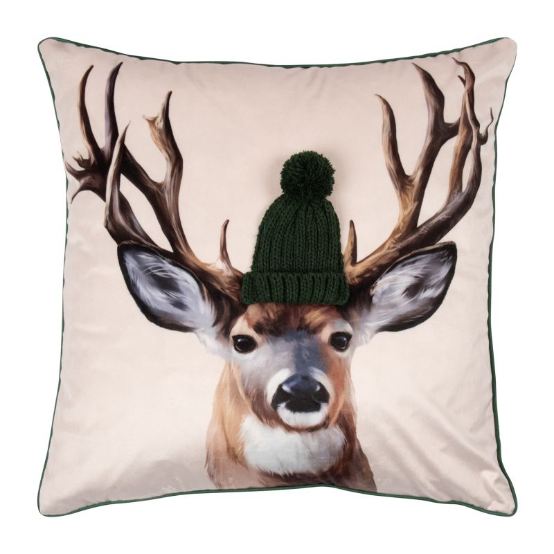 PAD Kissenhülle REINDEER, green L50 B50 cm Ansicht 1